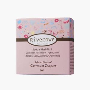 Rivecowe CC Pact แป้งอัดแข็งผสมสารสกัดจากสมุนไพร 8 ชนิด สำหรับผิวมัน-8 กรัม ควบคุมความมันและปรับสีผิวให้สม่ำเสมออย่างเป็นธรรมชาติ - Product Image 4