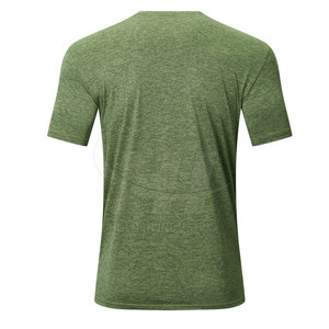 Camisetas de Gimnasio para Hombre de Alta Calidad con Diseño de Logotipo Personalizado, Manga Corta, Cómodas, de Color Sólido - Product Image 2