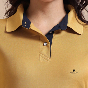 Women's Solid Color Polo Top Cotton <b>Short</b> <b>Sleeve</b> Casual Knitted Breathable Shirt <b>Button</b> <b>Up</b> Summer Wear 2026 - Product Image 6