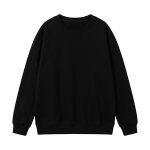 Sweat-shirt à col rond personnalisé pour homme, 100% polyester, imprimé numériquement, brodé, coupe classique, épaules tombantes, automne - Product Image 2