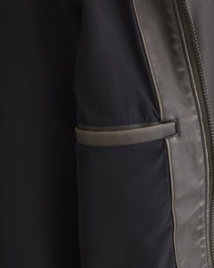 Spring Men's Casual Outdoor Canvas Coated Stand Collar Zipper Closure <b>Light</b> Weight Custom <b>Waterproof</b> Bomber Sports <b>Jackets</b> - Product Image 4