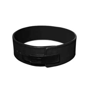 Ceinture de musculation de qualité supérieure en cuir avec doublure en daim, fermeture à bouton-poussoir, levier de levage, faible MOQ, ceintures de powerlifting - Product Image 2