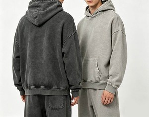 Sweat à capuche pour homme OEM, sweat à capuche en polaire de qualité supérieure, logo personnalisé, livraison rapide, sweat à capuche décontracté pour les acheteurs en gros - Product Image 5