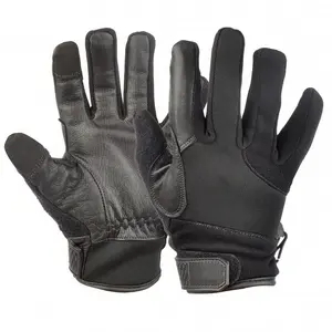 Gants de sécurité en cuir avec doublure Spectra résistante aux coupures pour toute protection contre les coupures Gants tactiques de protection des mains