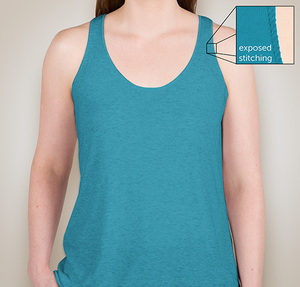 Camiseta sin mangas de punto de color liso para mujer, cuello redondo, informal, transpirable, 100% algodón, con detalle de costuras expuestas - Product Image 6
