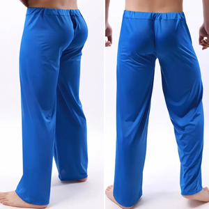 Wholesale <b>Men</b> Sports <b>Trousers</b> <b>Men</b> Clothing <b>Yoga</b> Pants Low Waist Drawstring Straight Loose Thin Sports Comfortable Elastic Waist - Product Image 1