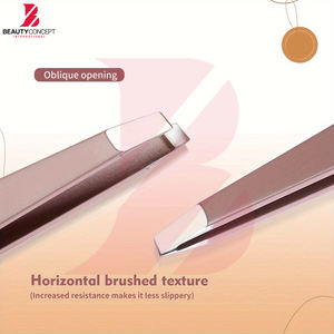 Pinzas de Acero Inoxidable con Marca Privada Personalizada, Herramientas Profesionales para Depilar con Logotipo Personalizado para Maquilladores y Salones de Belleza - Product Image 2
