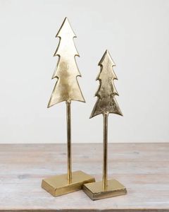 Antique <b>Christmas</b> Tree Sculpture Premium Quality Metal Wooden Base Modern Home Decor for Wedding Festive Celebrations Table Top - Product Image 1
