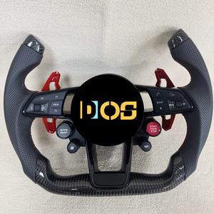 Volant sport en cuir de haute qualité personnalisable, compatible avec les séries <span class=keywords><strong>Audi</strong></span> A1/A3/A4/A5/A6/A7/<span class=keywords><strong>RS</strong></span>/Q5/Q7/Q3/Q8 - Product Image 3