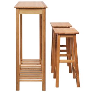 Legno massello di quercia 3 pezzi Set di mobili Premium per uso domestico o commerciale - Product Image 3