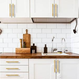 Poignées en laiton authentiques pour tiroirs de cuisine, quincaillerie de meubles avec une finition artisanale et des performances durables - Product Image 4
