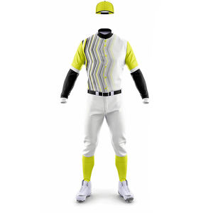 Nuevo Uniforme de Béisbol Transpirable 100% Poliéster con Colores y Logotipos Personalizables - Mejor Precio - Product Image 2