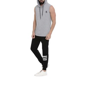 Haut de sport sans manches ajusté personnalisé OEM pour homme – Coton, idéal pour la musculation et le fitness - Product Image 4