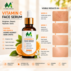 Brightening Vitamin <b>C</b> Face Serum with Hyaluronic Acid Niacinamide Aloe Vera Antioxidant Botanical Extract & Anti-Aging Skin Care - Product Image 6
