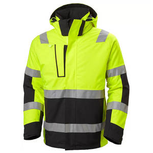 Chaqueta de Seguridad Impermeable de Alta Visibilidad, Ignífuga, Unisex, con Capucha y Elástica, para Trabajo en Invierno - Product Image 5