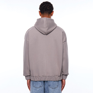 Vente en gros de sweats à capuche zippés personnalisés grande taille en polaire avec impression numérique et broderie, chauds et surdimensionnés pour hommes - Product Image 5