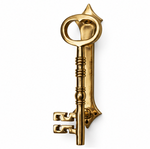 Tirador de Mueble con Forma de Llave Vintage, Acabado en Tono Dorado, Decorativo para Puerta de Armario, Herraje para Muebles - Product Image 4