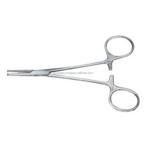Pinzas arteriales Halstead-Mosquitoo rectas y curvas A-1 VERITAS de 12 cm/14 cm, instrumento de acero inoxidable |   Instrumentos Médicos Reutilizables con Certificación CE - Product Image 3