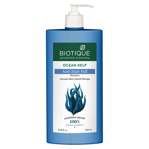 Shampoo à base d'algues marines, formule cosmétique pour cheveux, réduit la casse, procure une texture lisse, une brillance éclatante et des cheveux sains - Product Image 1