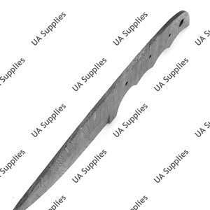 Hojas de Acero de Damasco con Punta Caída para Cuchillos Tácticos EDC de Hoja Fija, para Camping y Uso General - ODM/OEM Personalizable, Precio Mayorista - Product Image 3