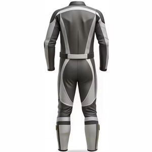 Combinaison de moto unisexe en cuir véritable rouge coupe-vent de qualité supérieure, tenue de course très vendue pour la moto et les courses automobiles - Product Image 6