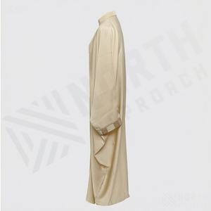 Venta al por Mayor de Nuevas y Elegantes Abayas Modestas para Mujer con Mangas de Murciélago, Material Brillante, Ropa Islámica, Vestidos de Moda para Damas - Product Image 3