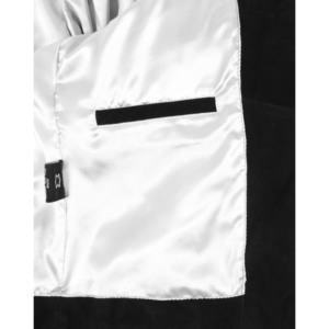 Custom 100% Premium Cow <b>Suede</b> Leather Women’s Metallic Star BRANDO <b>Jacket</b> Soft <b>Suede</b> Finish Premium Hardware Bulk Wholesale - Product Image 4
