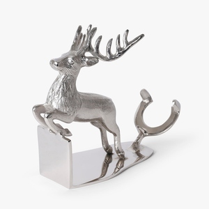 Nuevo diseño: Juego de sujetalibros de ciervo, soporte decorativo para libros con forma de animal, decoración para estanterías, estilo de mesa, personalización disponible. Nuevo diseño de sujetalibros de ciervo. - Product Image 3