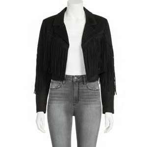 New Western-Style Custom <b>Women's</b> <b>Suede</b> Genuine Leather Designer Premium Quality 100% Genuine Leather <b>Jackets</b> for Sale - Product Image 6