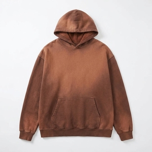 Conjunto Deportivo para Hombre, Diseño Moderno, Color Marrón Lavado al Ácido, con Logotipo Personalizado, de Alta Calidad, Manga Larga - Product Image 5