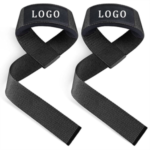 Correas de Levantamiento de Pesas Acolchadas de Algodón con Logotipo Personalizado, Correas de Muñeca para Levantamiento de Pesas, Gimnasio - Product Image 3