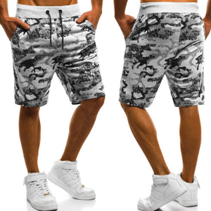 Shorts Bermuda Homme OEM à Imprimé Camouflage avec Cordon de Serrage, Respirants, Décontractés, Sportifs, avec Poches, Taille Mi-Haute, en Polyester Tricoté - Product Image 1