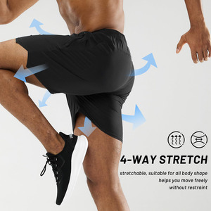 Shorts de jogging personnalisés pour hommes, imprimés numériquement, à carreaux et rayures, en coton, décontractés, confortables, pour la gym, coupe décontractée, shorts tendance pour hommes - Product Image 4