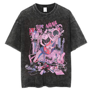 เสื้อยืดโอเวอร์ไซส์คุณภาพสูง ผ้าคอตตอนหนา 260 GSM สไตล์วินเทจ ล้างสีแบบแอซิดวอช ไซส์ใหญ่พิเศษ  รับสกรีนโลโก้ เสื้อผ้าจากบังกลาเทศ - Product Image 1