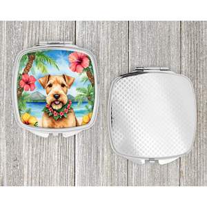 Lakeland Terrier Luau compacto plegable espejo de maquillaje de mano portátil de viaje regalo decorativo para mujeres y niñas - Product Image 4