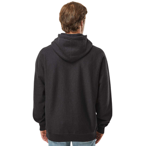 Sudadera con Capucha para Hombre, Tejido Grueso con Textura Cruzada, Color Gris Carbón Jaspeado, Forro Polar Premium, Duradera, Cálida, Estilo Casual Urbano - Product Image 2