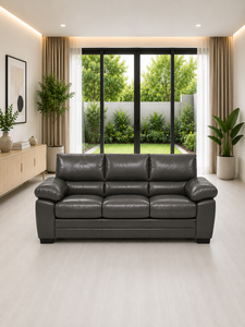Juego de Sillones de Lujo Emerald 321 CHICAGO Oscar Grey para 321 Personas, Moderno, para Sala de Estar, Apartamento, Hotel, Personalizado, de Cuero PU y Acero Inoxidable - Product Image 4