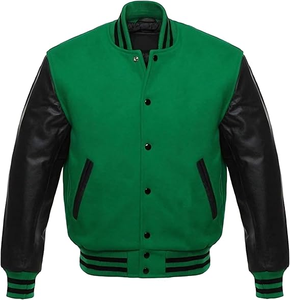 Chaquetas Varsity de Alto Rendimiento 2025, Cuerpo de Lana, Mangas Largas, Prenda de Invierno Elegante y Moderna para Hombre - Product Image 2