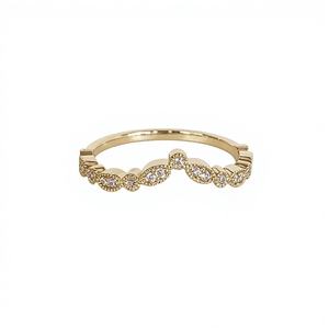 Colgante Vintage Chapado en Oro con Diamantes de Corte Brillante, Estilo Iced, Joyería de Lujo para Mujer, Diseño Moderno, Certificado IGI, para Compromiso - Product Image 1