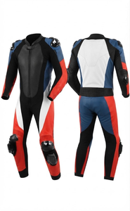 Traje de Carreras Unisex Ramaha Elite MotoCP, Mono/Traje de Cuero Premium de Vaca/Canguro con Paneles Elásticos Flexibles - Product Image 1