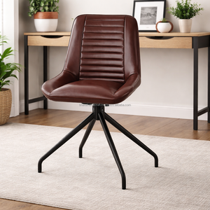 เก้าอี้หมุนระดับพรีเมียมพร้อมเบาะนั่งนุ่มสบาย โครงสร้างแข็งแรง ดีไซน์ตามหลักสรีรศาสตร์ เหมาะสำหรับสำนักงาน บ้าน ห้องอ่านหนังสือ ห้องนั่งเล่น - Product Image 2