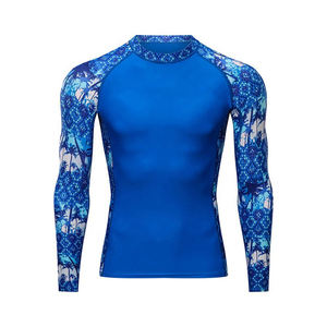 Camiseta de Compresión UPF 50+ de Alta Calidad para Hombre, Manga Larga, Protección Solar, con Logotipo Personalizado, para Deportes Acuáticos y Paddle Surfing - Product Image 5
