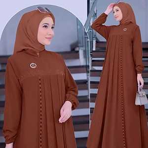 Dernière collection d'abayas pour femmes, robe islamique, hijab, foulard, niqab à deux couches, jilbab grande taille en une seule pièce, prix de gros, OEM bienvenu - Product Image 3