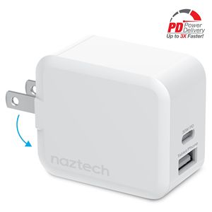 Caricatore da Muro USB-C PD 30W a Doppia Uscita, Ricarica Rapida, Prodotto Multifunzione - Product Image 1