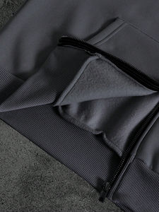 Trajes Deportivos de 2 Piezas para Hombre, de Buena Calidad, para Atletismo, Fitness, Jogging, con Cierre Completo, Precio al por Mayor, OEM, Ecológicos, con Estampado - Product Image 5