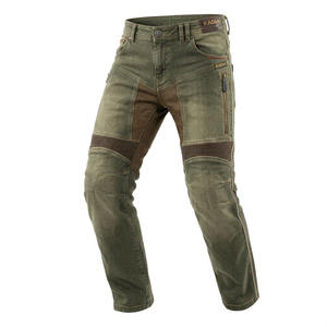 Jeans de moto personnalisés professionnels KADO - Pantalons en denim renforcés et protégés avec armure CE pour hommes - Product Image 2
