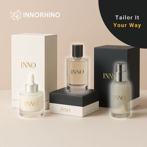 กล่องของขวัญแบบแข็งหรูหราสั่งทำพิเศษ พร้อมฝาและฐาน สำหรับชุดผลิตภัณฑ์ดูแลผิวและเครื่องสำอาง พร้อมช่องใส่ของด้านใน |   กล่องย่อยสลายได้สำหรับกระปุกครีม เซรั่ม - Product Image 6