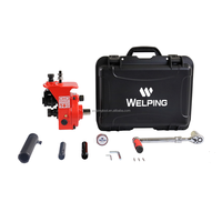 Machine à rouler les tuyaux manuelle polyvalente de haute précision de 0,8 kW pour tuyaux en acier de 1 1/4 pouces-6 pouces