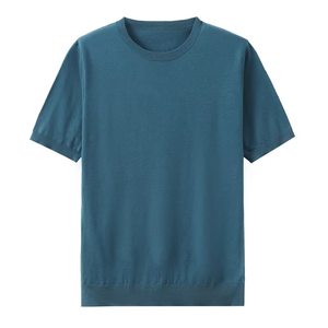 Camisetas Personalizadas para Hombre, Corte Holgado, 100% Algodón, Cuello Redondo, Manga Corta, Estampado Digital, Diseño Liso, Tela de 180g - Product Image 4