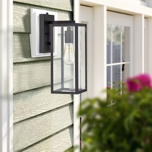 Set di 2 Lampade da Parete per Esterni con Sensore Crepuscolare, Eleganti Soluzioni di Illuminazione per Giardini e Ingressi - Product Image 2